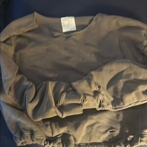 Women's Tan Crew Neck Sweater